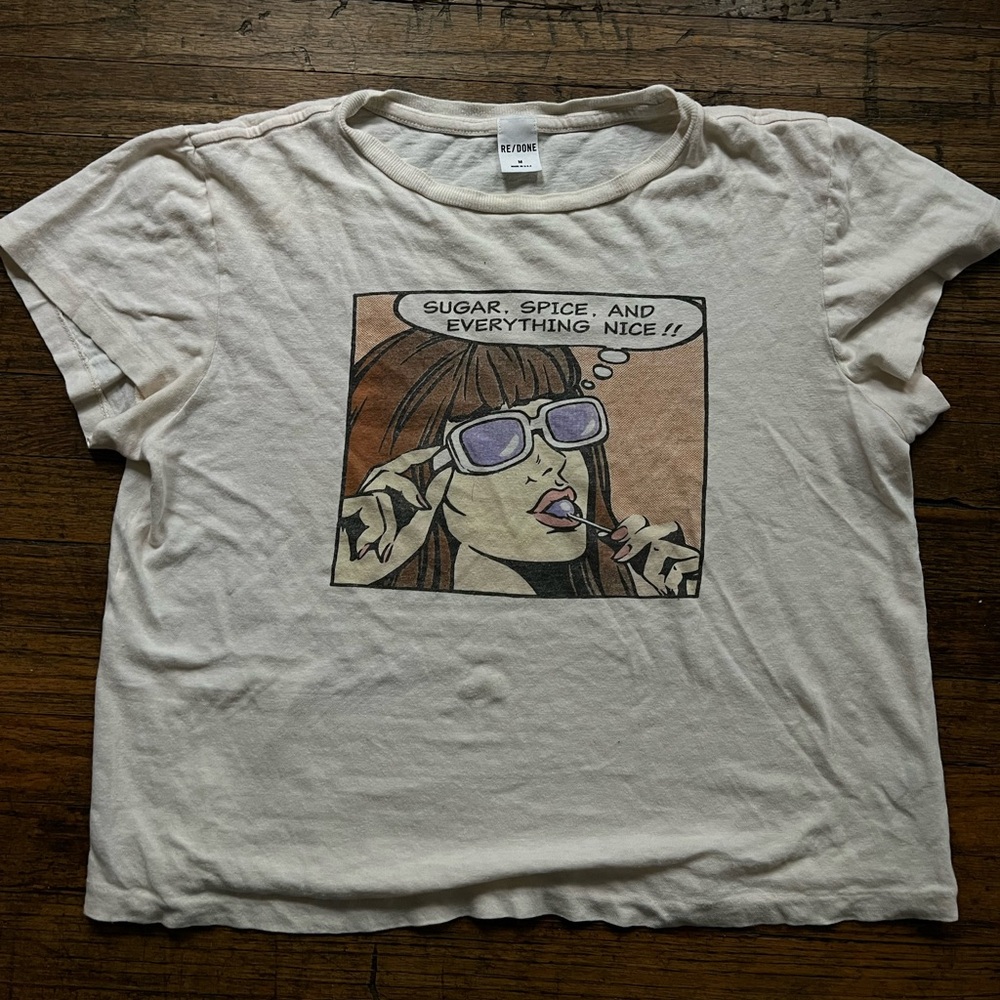 Redone crop tee